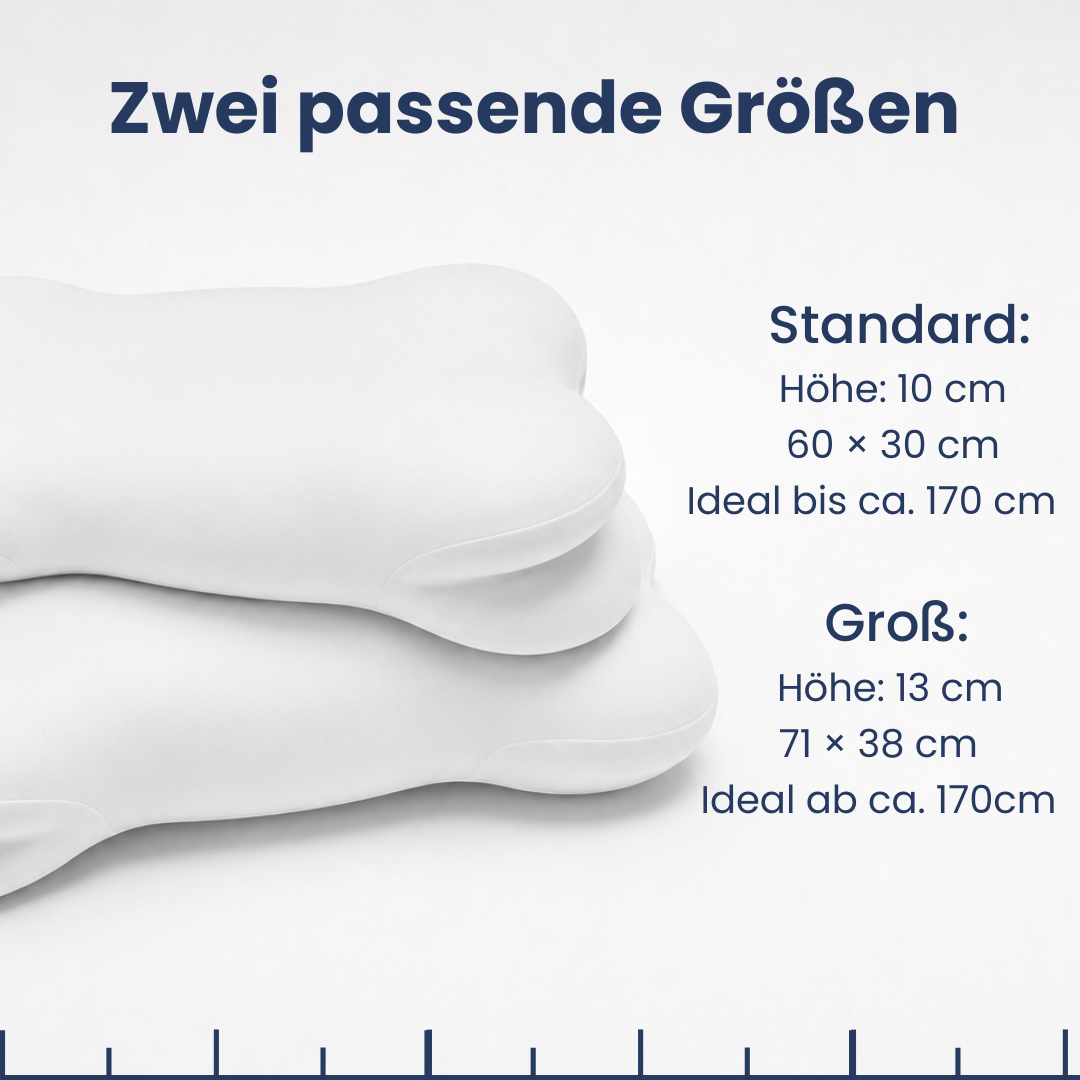 SleepCloud™ – Das weiche ergonomische Nackenkissen für jede Schlafposition