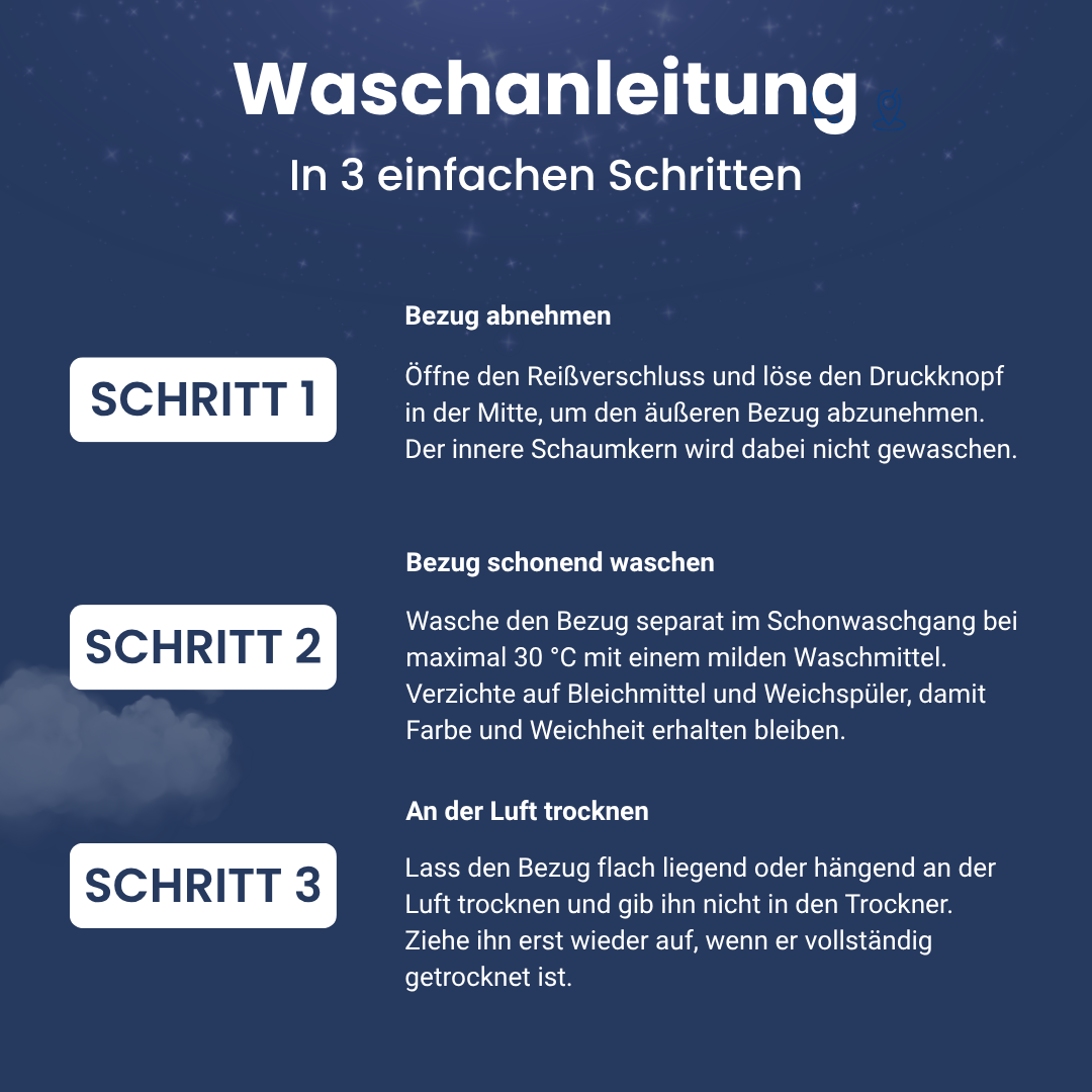 SleepCloud™ – Das weiche ergonomische Nackenkissen für jede Schlafposition