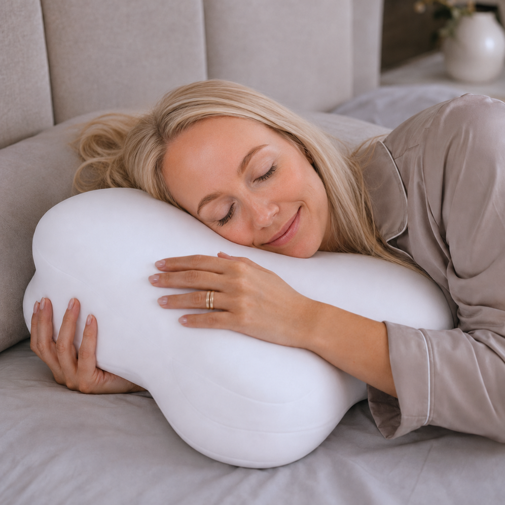 SleepCloud™ – Das weiche ergonomische Nackenkissen für jede Schlafposition