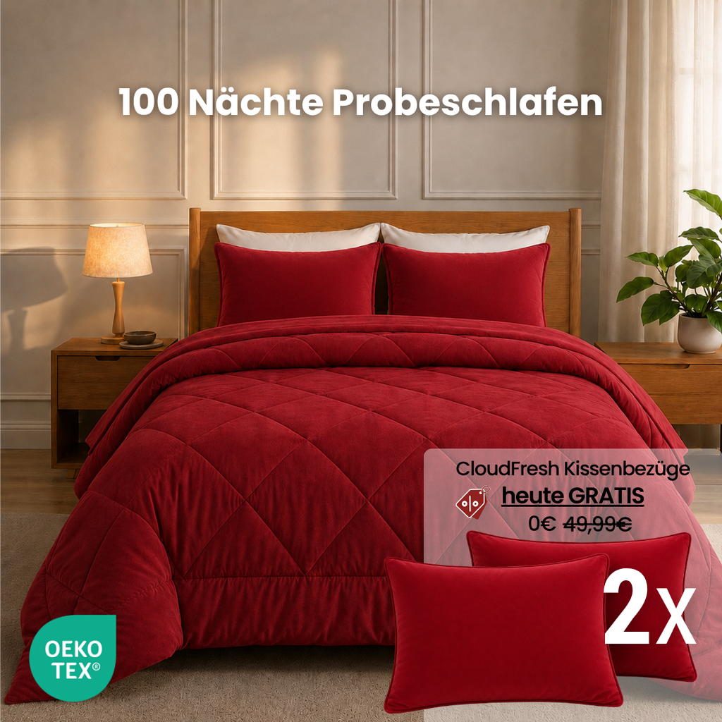 CloudFresh™ Decke – Die 2-in-1 Ganzjahresdecke, die den Bettbezug überflüssig macht.