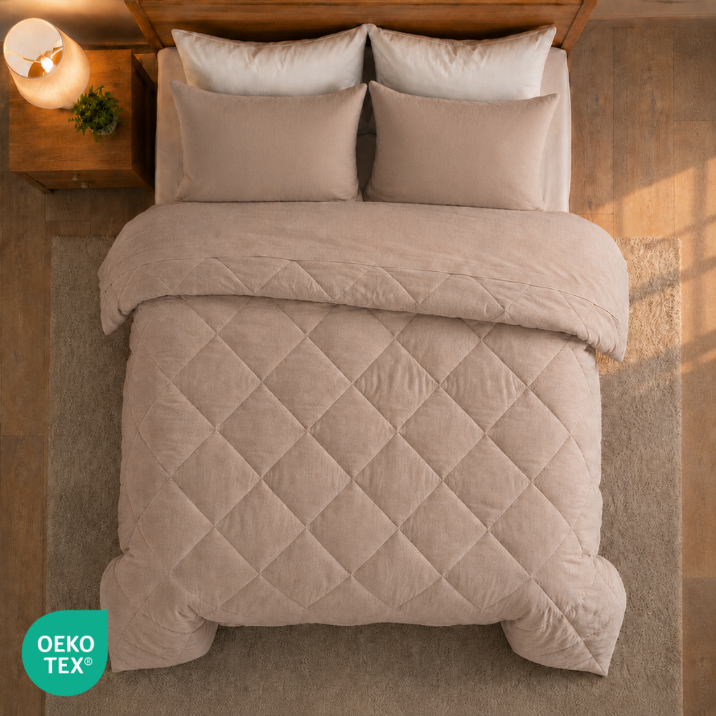 CloudFresh™ Decke – Die 2-in-1 Ganzjahresdecke, die den Bettbezug überflüssig macht.