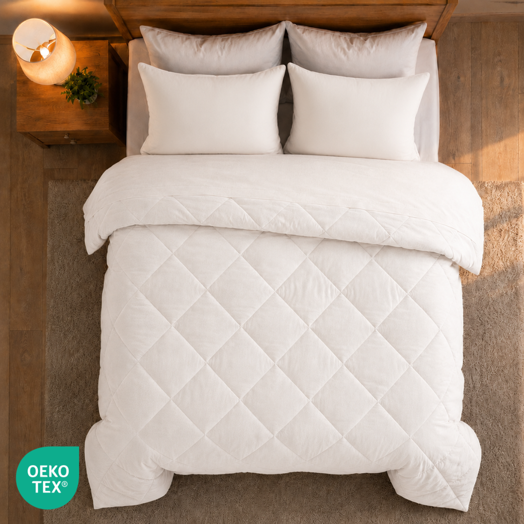 CloudFresh™ Decke – Die 2-in-1 Ganzjahresdecke, die den Bettbezug überflüssig macht.